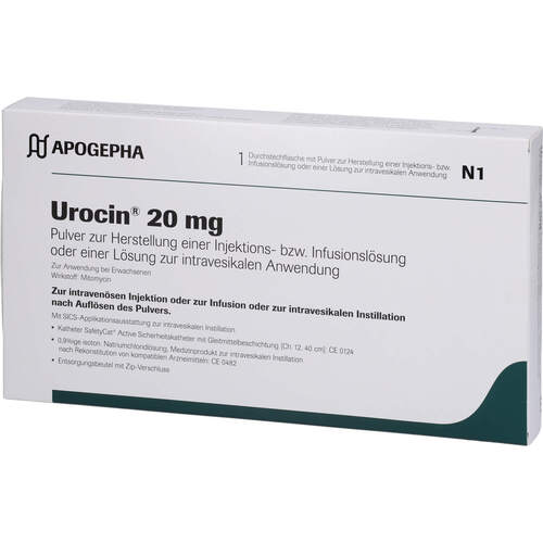 Urocin 20mg Lyophilisat+SICS Bl.Inst.Syst., 1 Stk., Apogepha Arzneimittel GmbH