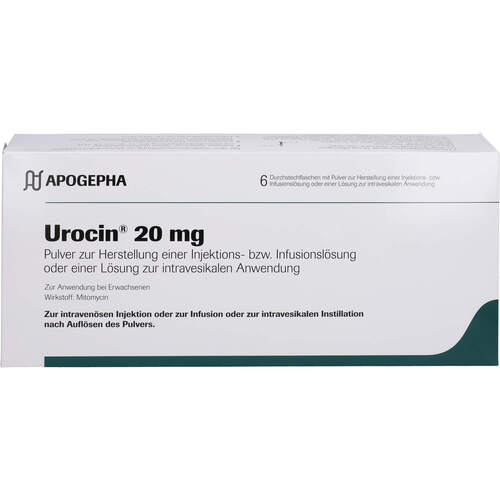 Urocin 20mg Lyophilisat+SICS Bl.Inst.Syst., 6 Stk., Apogepha Arzneimittel GmbH