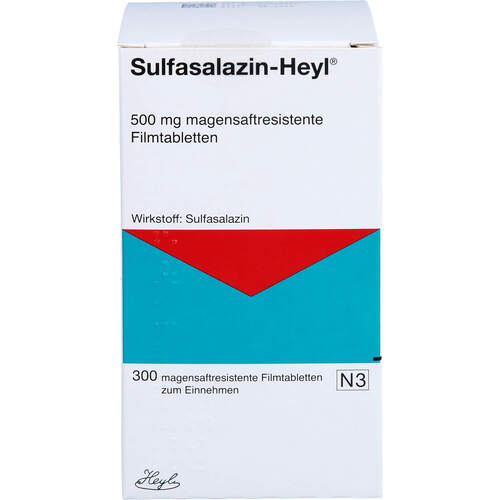 SULFASALAZIN HEYL magensaftresistent, 300 ST, Heyl Chem.-Pharm. Fabrik GmbH & Co. KG