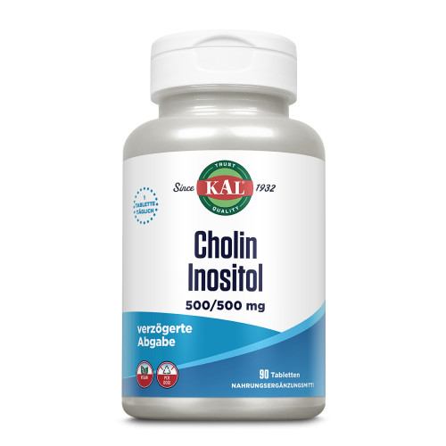 Cholin + Inositol 500 mg KAL, 90 Stk., Supplementa GmbH