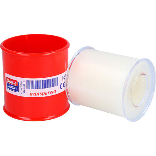 Gotha Flex Heftpfl transp. 5cmx10m, 1 Stk., Gothaplast GmbH