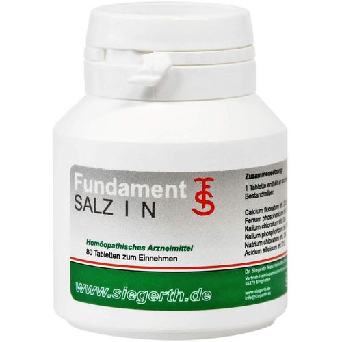 Fundament-Salz I N, 4x80 Stk., Dr. F. U. C.-H. Siegerth Naturheilmittel GmbH