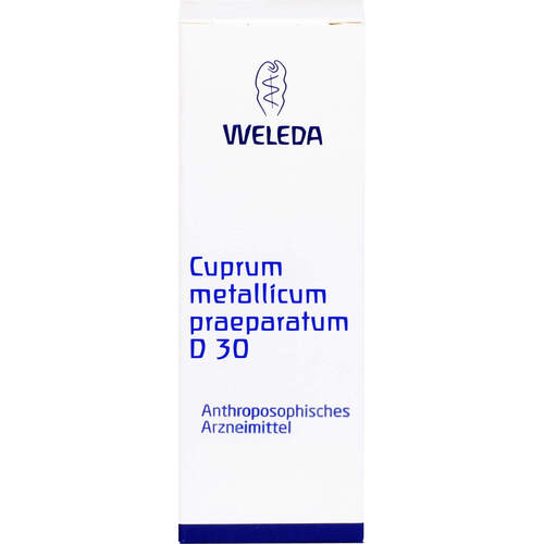 Cuprum met.pr. D30, 20 G, Weleda AG