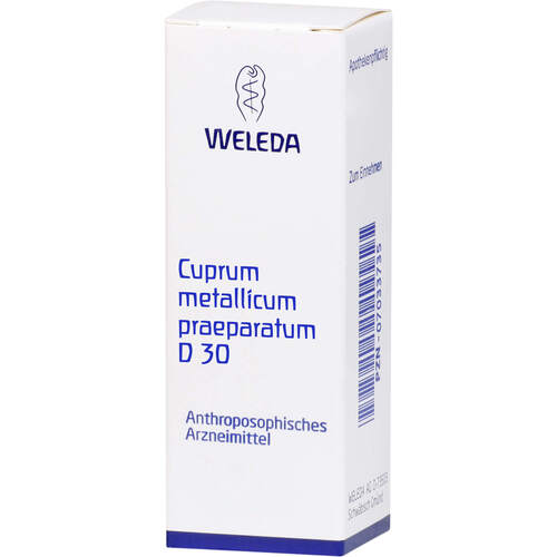 Cuprum met.pr. D30, 20 g, Weleda AG