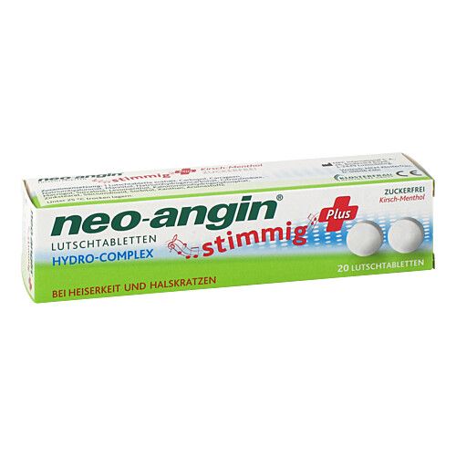 NEO ANGIN stimmig Plus Kirsche Lutschtabletten, 20 Stk., MCM Klosterfrau Vertriebsgesellschaft mbH