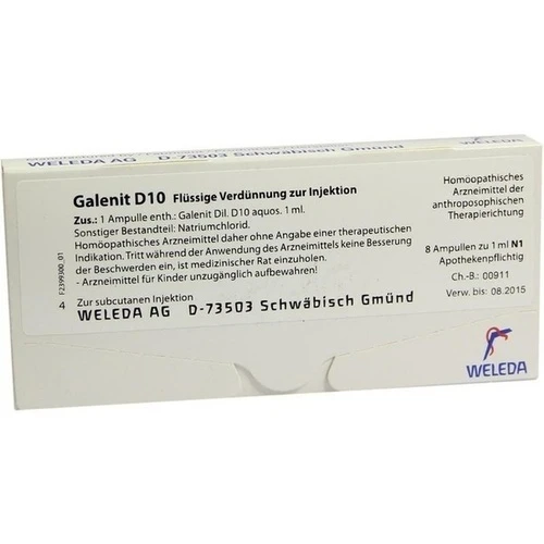 GALENIT D 10 Ampullen, 8 Stk., WELEDA AG