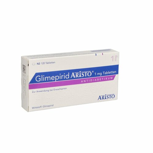 Glimepirid Aristo 1mg Tabletten, 120 Stk., Aristo Pharma GmbH