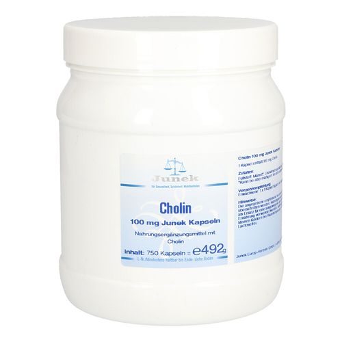 Cholin 100 mg Junek Kapseln, 750 Stk., Bios Medical Services