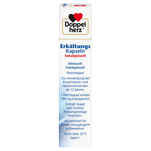 Doppelherz Erk&auml;ltungs Kapseln Eukalyptus, 40 Stk., Queisser Pharma GmbH & Co. KG
