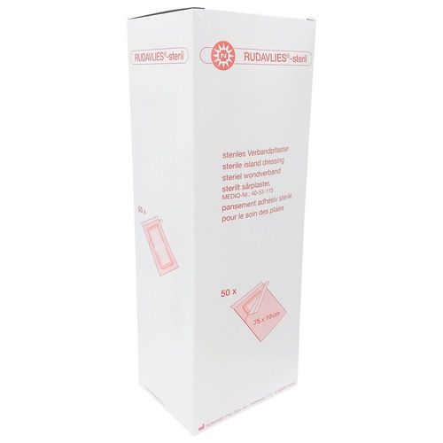 RUDAVLIES STERIL 35CMX10CM VERBANDPFLASTER, 50 Stk., Nobamed Paul Danz AG