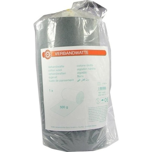 VERBANDWATTE ROLLE, 500 g, Nobamed Paul Danz AG