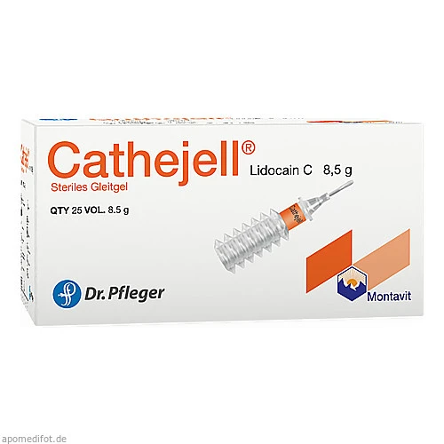 Cathejell Lidocain C steriles Gleitgel ZHS 8.5g, 25 ST, Dr. Pfleger Arzneimittel GmbH