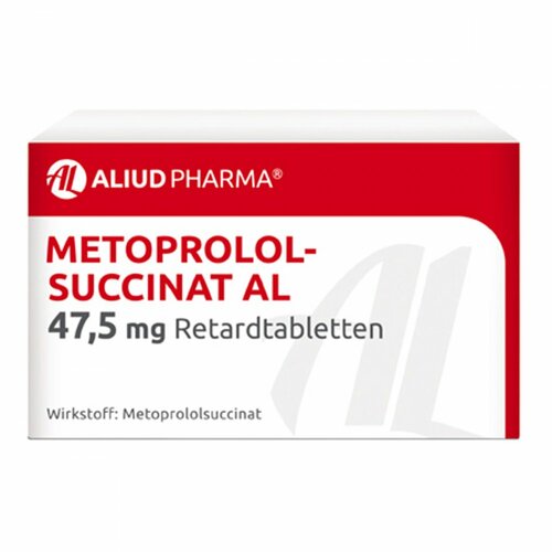 Metoprololsuccinat AL 47.5mg Retardtabletten, 30 Stk., Aliud Pharma GmbH