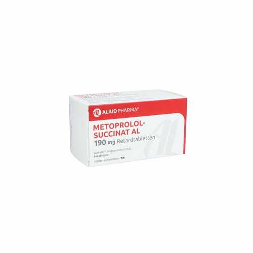 Metoprololsuccinat AL 190mg Retardtabletten, 100 Stk., Aliud Pharma GmbH