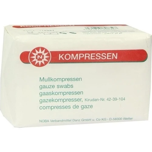 MULLKOMPRESSE 7.5X7.5 8FACH, 100 Stk., Nobamed Paul Danz AG