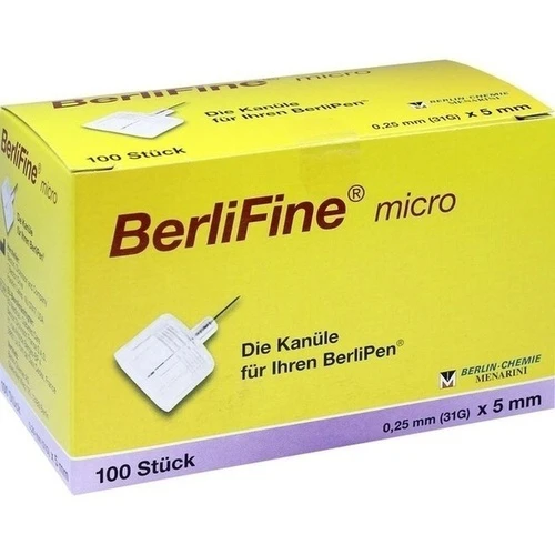BerliFine micro Kan&uuml;len 0.25x5mm, 100 Stk., Berlin-Chemie AG