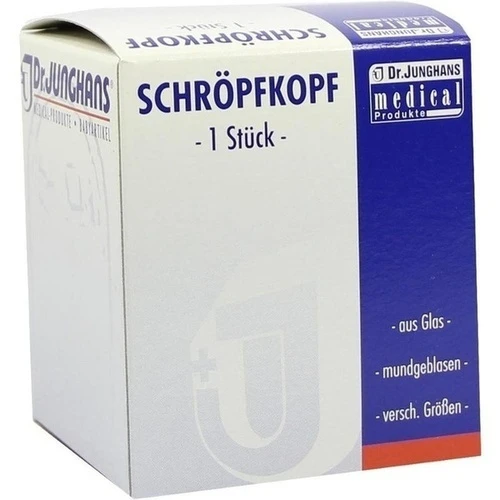 Schröpfkopf (Glas) 3cm Durchmesser, 1 Stk., Dr. Junghans Medical GmbH