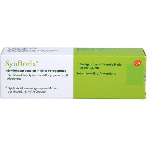 Synflorix Injektionssuspension i.e. Fertigspritze, 1 Stk., kohlpharma GmbH