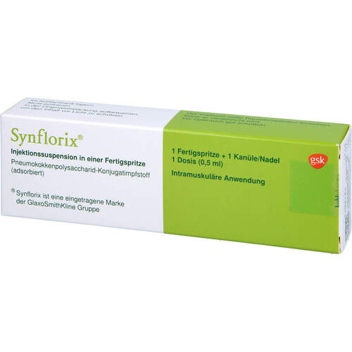 Synflorix Injektionssuspension i.e. Fertigspritze, 1 Stk., kohlpharma GmbH