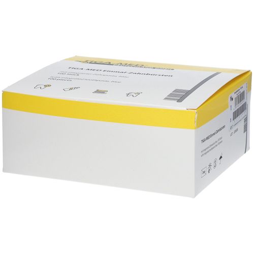 Einmal Zahnb&uuml;rsten blau mit Pasta, 100 Stk., Brinkmann Medical Ein Unternehmen der Dr. Junghans Medical GmbH