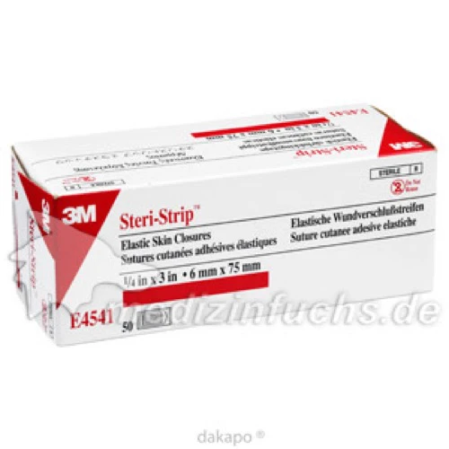 STERI STRIP ELASTIK 4541 Wundvers. 6X75mm, 50x3 Stk., 3M Healthcare Germany GmbH