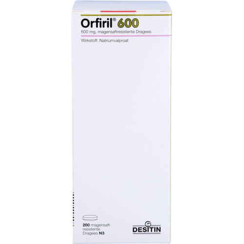 ORFIRIL 600, 200 ST, Desitin Arzneimittel GmbH