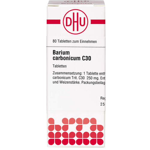 BARIUM CARBONICUM C 30 Tabletten, 80 Stk., DHU-Arzneimittel GmbH & Co. KG