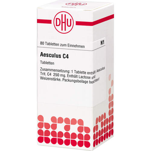 AESCULUS C 4 Tabletten, 80 Stk., DHU-Arzneimittel GmbH & Co. KG
