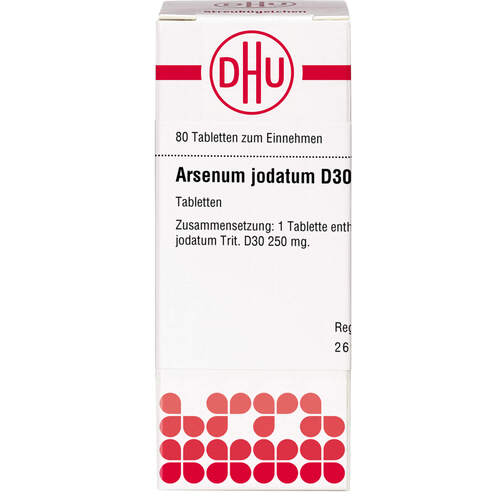 ARSENUM JODATUM D 30 Tabletten, 80 Stk., DHU-Arzneimittel GmbH & Co. KG