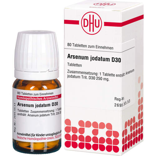 ARSENUM JODATUM D 30 Tabletten, 80 Stk., DHU-Arzneimittel GmbH & Co. KG