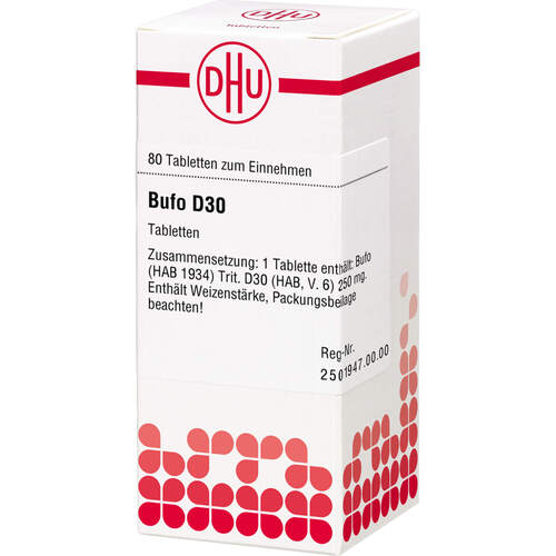 BUFO D30, 80 Stk., Dhu-Arzneimittel GmbH & Co. KG