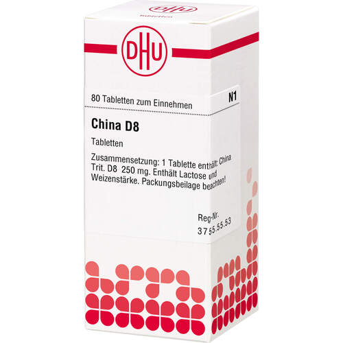 CHINA D 8 Tabletten, 80 Stk., DHU-Arzneimittel GmbH & Co. KG