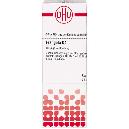 FRANGULA D 4 Dilution, 20 ml, DHU-Arzneimittel GmbH & Co. KG