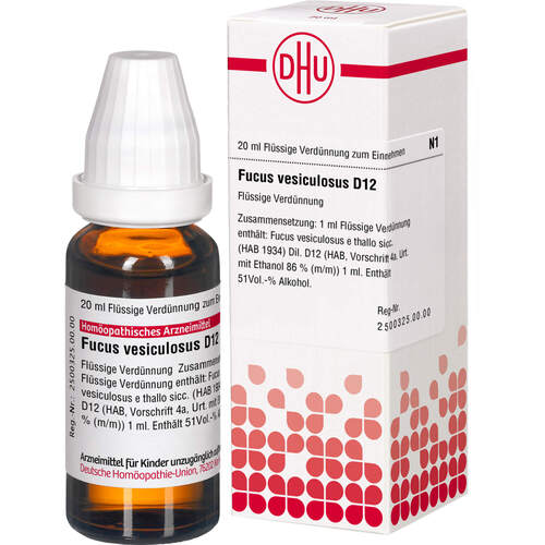 FUCUS VESICUL D12, 20 ml, Dhu-Arzneimittel GmbH & Co. KG