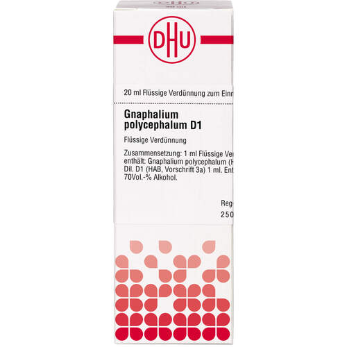 GNAPHALIUM POLYCEPHALUM D 1 Dilution, 20 ml, DHU-Arzneimittel GmbH & Co. KG