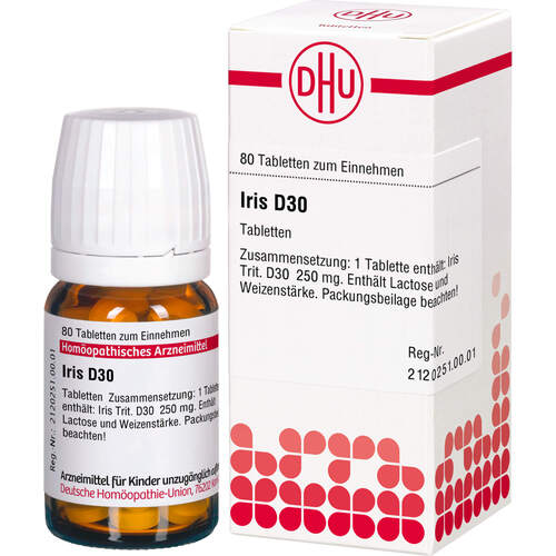 IRIS D 30 Tabletten, 80 Stk., DHU-Arzneimittel GmbH & Co. KG