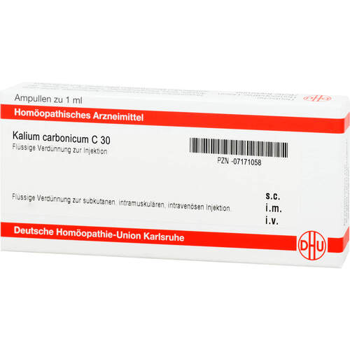 KALIUM CARBONICUM C 30 Ampullen, 10X1 ML, DHU-Arzneimittel GmbH & Co. KG