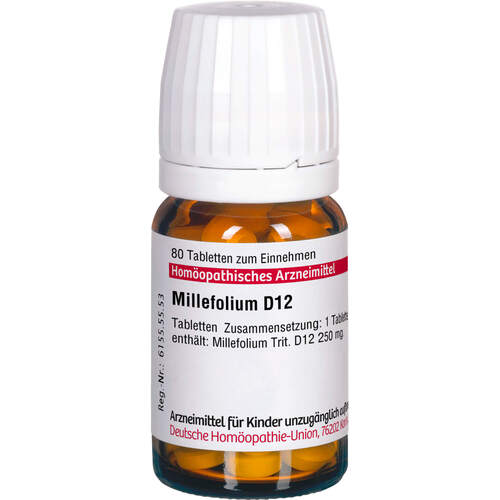MILLEFOLIUM D 12 Tabletten, 80 Stk., DHU-Arzneimittel GmbH & Co. KG