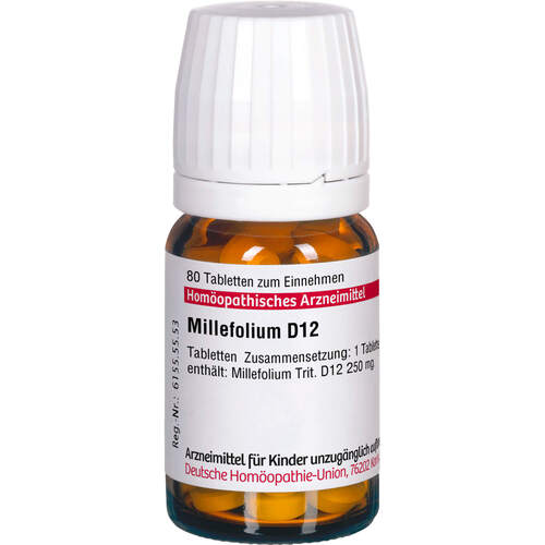 MILLEFOLIUM D 12 Tabletten, 80 St, DHU-Arzneimittel GmbH & Co. KG