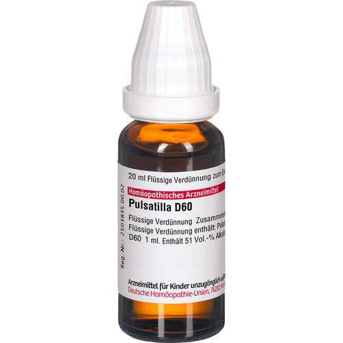 PULSATILLA D 60 Dilution, 20 ml, DHU-Arzneimittel GmbH & Co. KG