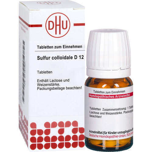 SULFUR COLLOIDALE D 12 Tabletten, 80 Stk., DHU-Arzneimittel GmbH & Co. KG