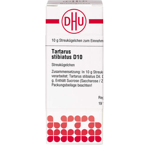 TARTARUS STIBIATUS D10, 10 g, Dhu-Arzneimittel GmbH & Co. KG