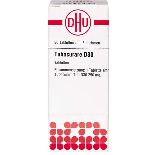 TUBOCURARE D30, 80 ST, Dhu-Arzneimittel GmbH & Co. KG