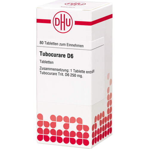TUBOCURARE D 6, 80 Stk., Dhu-Arzneimittel GmbH & Co. KG