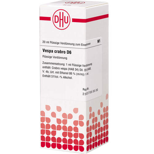 VESPA CRABRO D 6, 20 ml, Dhu-Arzneimittel GmbH & Co. KG