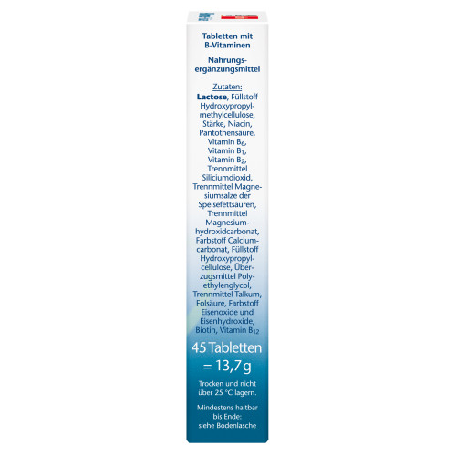 Doppelherz B-Komplex + Folsäure, 45 Stk., Queisser Pharma GmbH & Co. KG