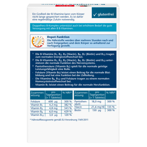 Doppelherz B-Komplex + Folsäure, 45 Stk., Queisser Pharma GmbH & Co. KG