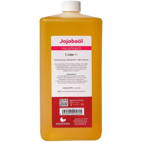 JOJOBAOEL 100% NATURREIN / ERSTE PRESSUNG, 1000 ml, Medesign I. C. GmbH