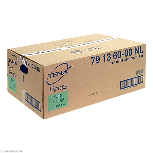 TENA PANTS super XL Einweghose, 4x12 Stk., Essity Germany GmbH