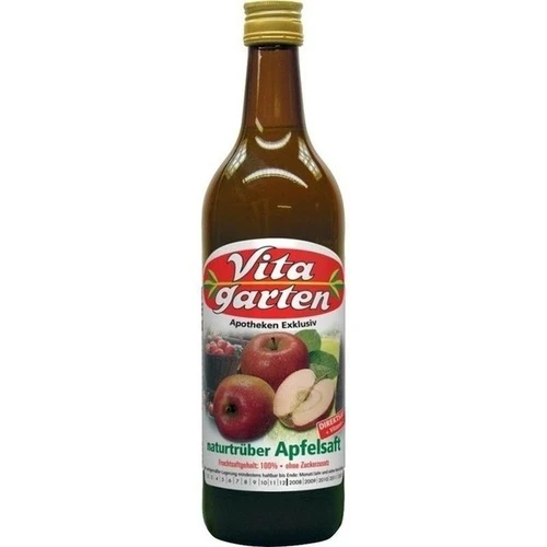 VITAGARTEN APFELSAFT NATURTR&Uuml;B, 750 ml, Obstsaftkelterei